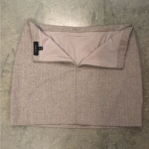 Banana Republic Light Taupe Tweed Pencil Skirt